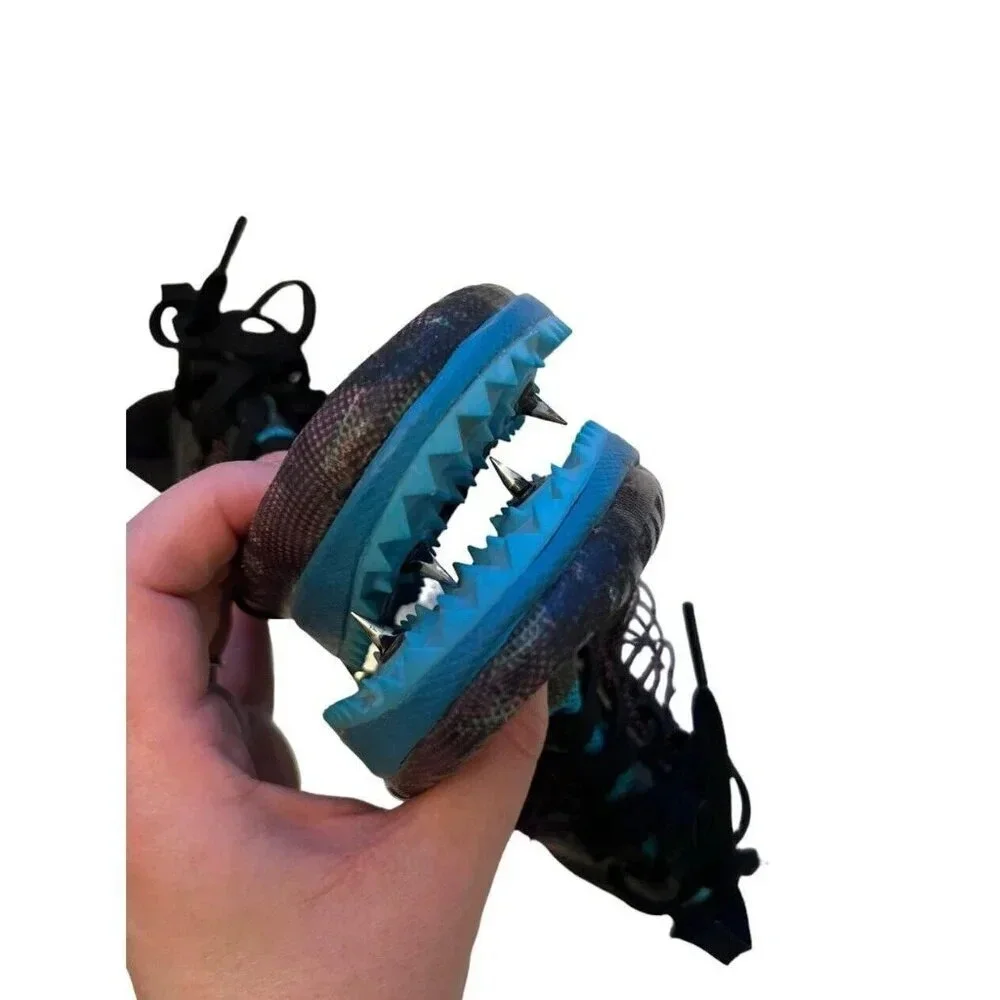Nike Zoom Victory XC 3 Black/ Blue Lagoon/ Hot Lava Size 8 Track Shoe Unisex